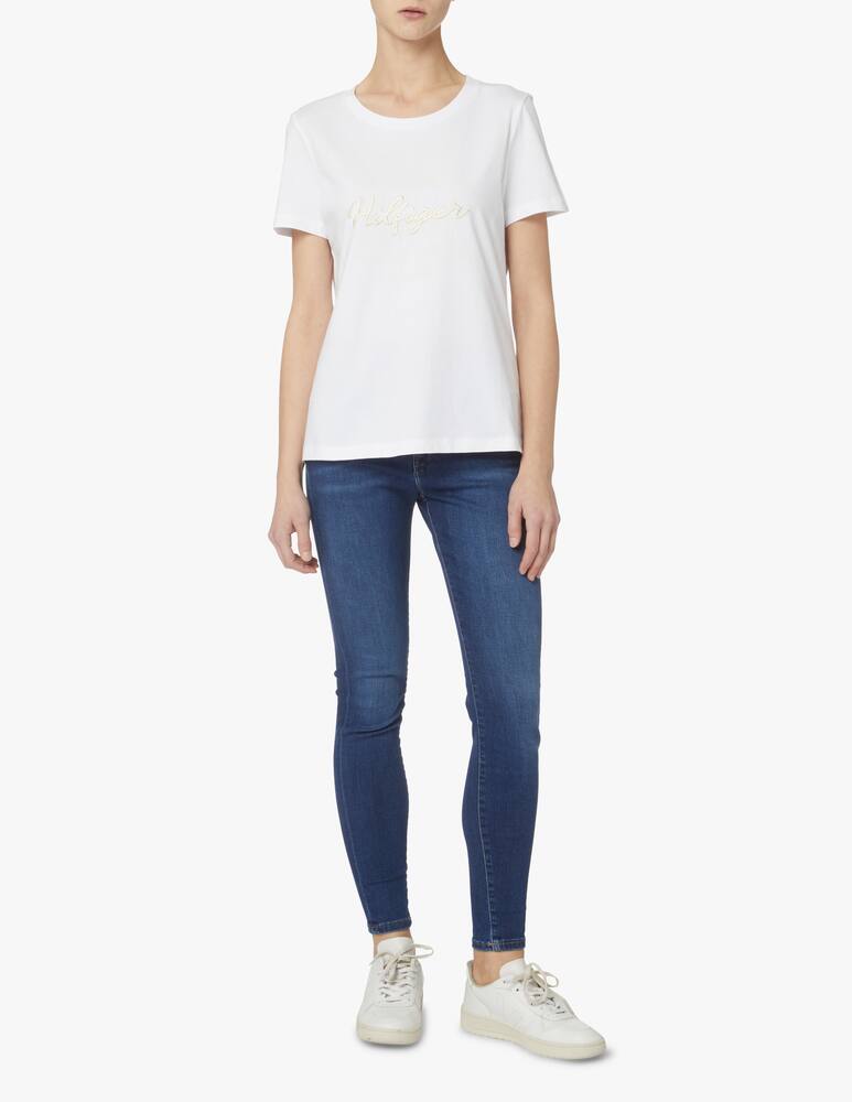 rinascente Tommy Hilfiger Cotton t-shirt with logo - white