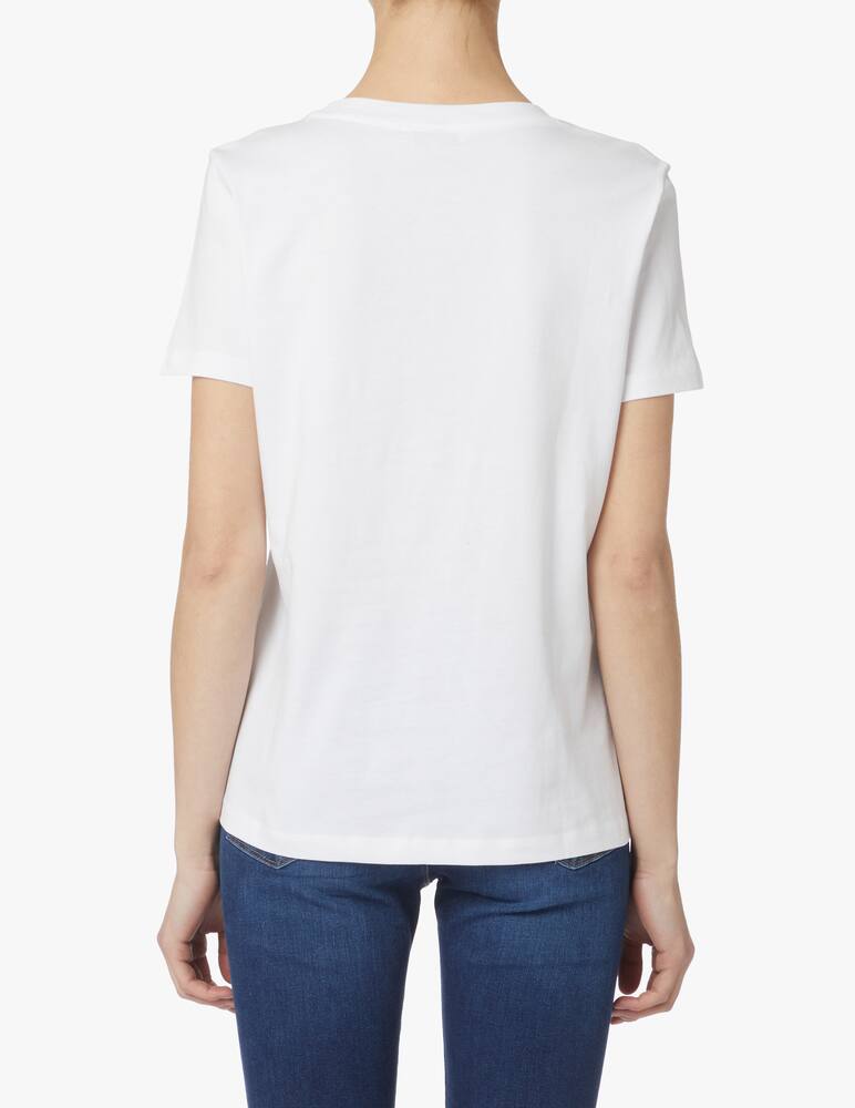 rinascente Tommy Hilfiger Cotton t-shirt with logo - white