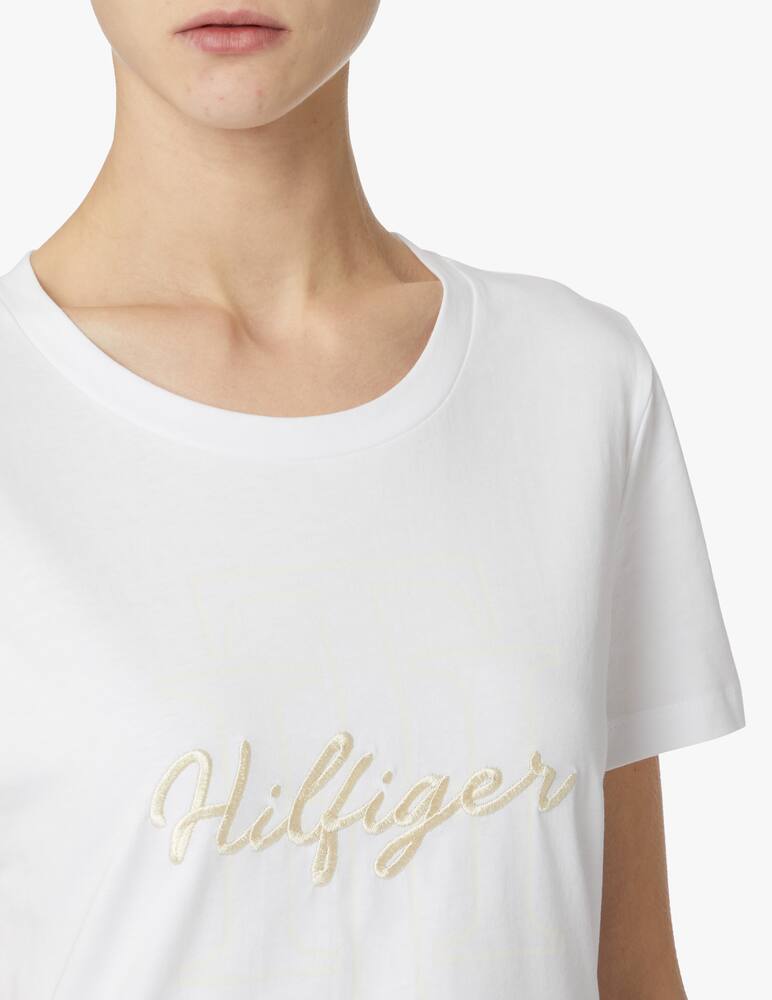 rinascente Tommy Hilfiger Cotton t-shirt with logo - white
