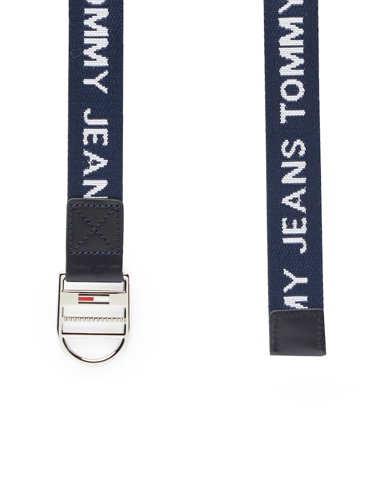 rinascente Tommy Jeans Cintura in tessuto con logo - blu