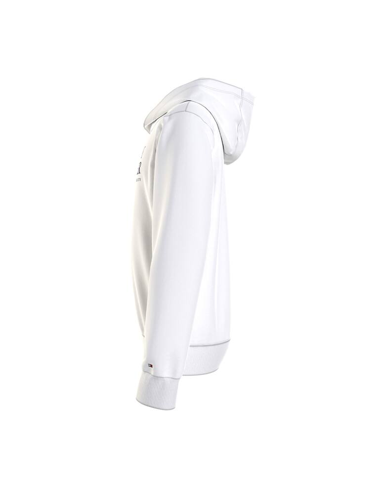 rinascente Tommy Hilfiger Felpa con cappuccio e logo - Bianco