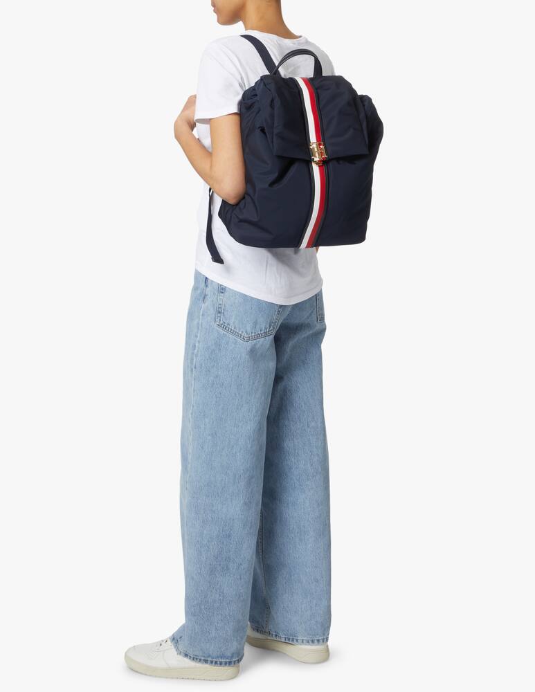 rinascente Tommy Hilfiger Monogram backpack - blue