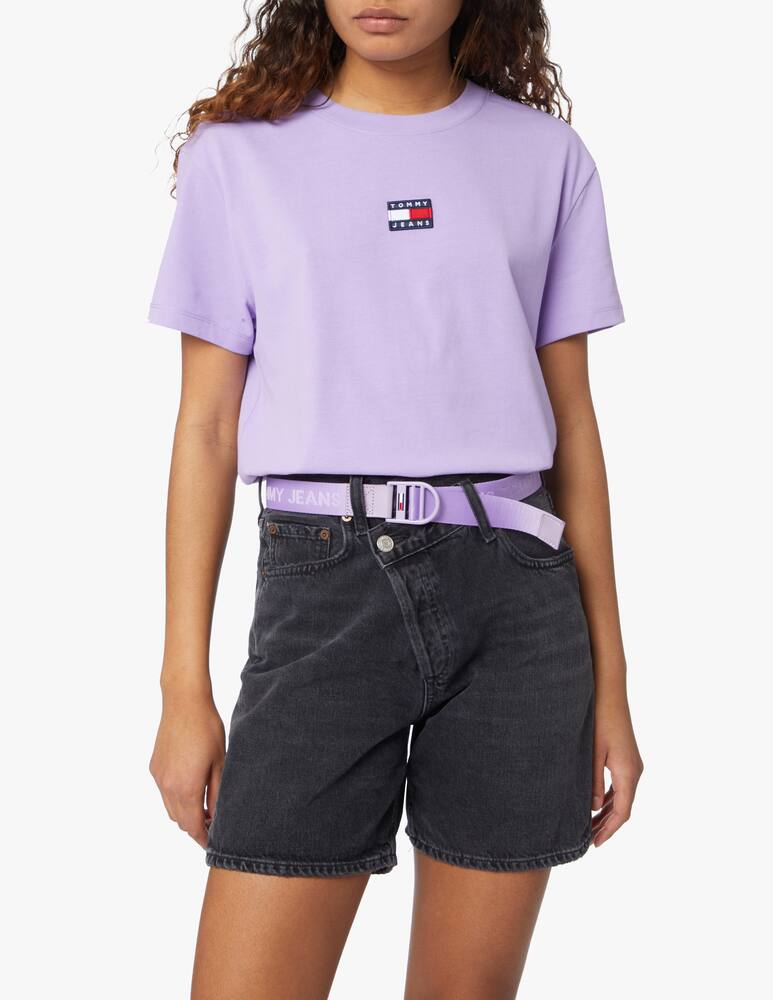 rinascente Tommy Jeans Belt with logo - lilac