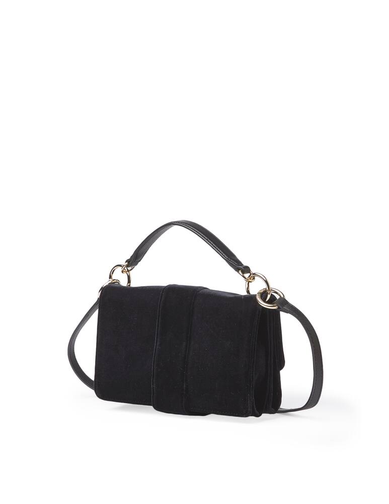 rinascente Tommy Hilfiger Velvet shoulder bag - black