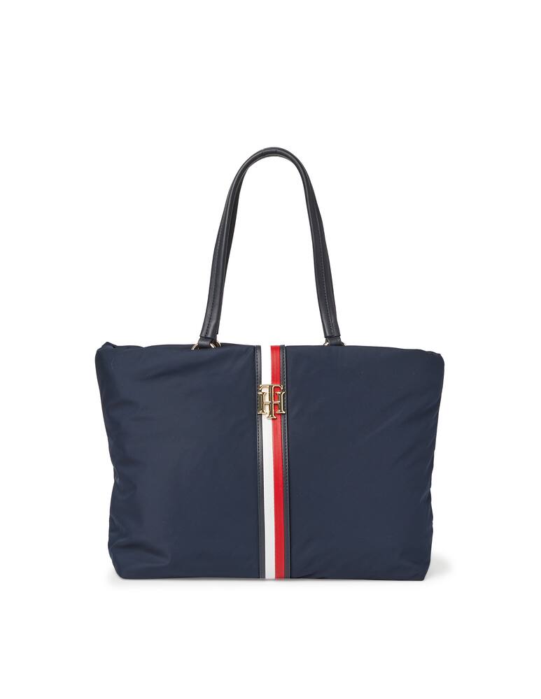 rinascente Tommy Hilfiger Iconic monogram tote bag - blue