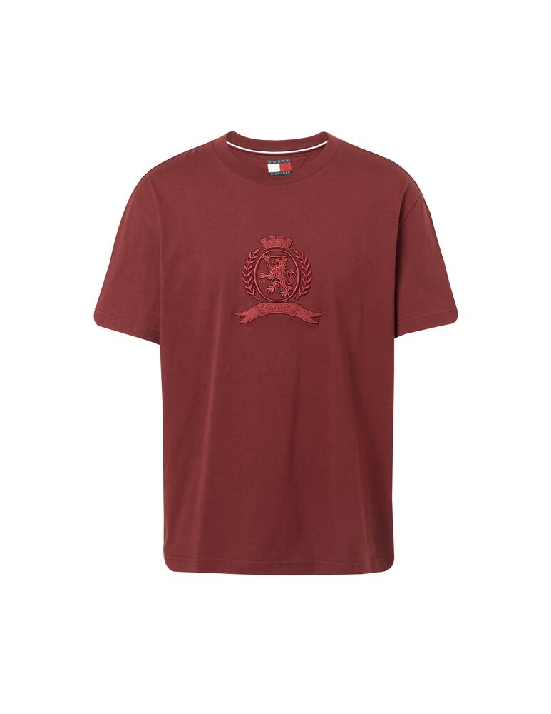 rinascente Tommy Hilfiger Maglietta girocollo crest festive - rosso