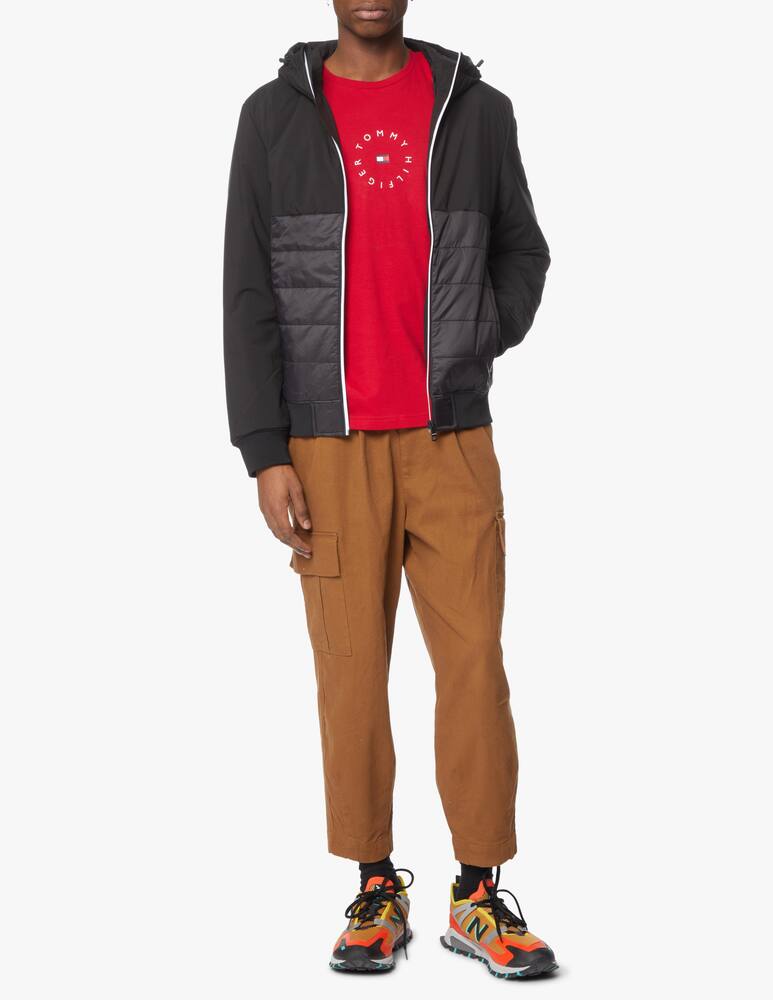 rinascente Tommy Hilfiger Giacca con cappuccio mix media - nero