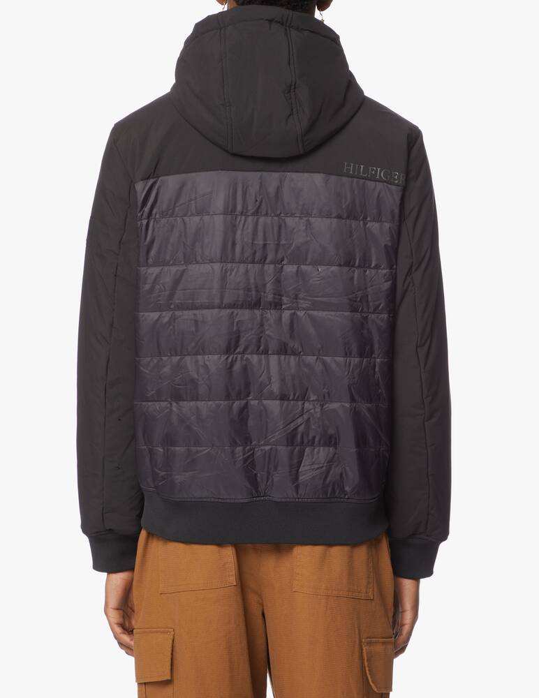 rinascente Tommy Hilfiger Giacca con cappuccio mix media - nero
