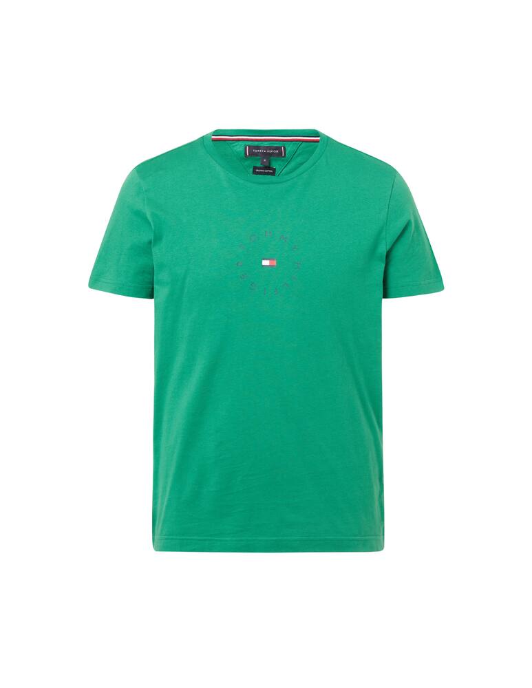 rinascente Tommy Hilfiger Roundneck t-shirt round logo - green