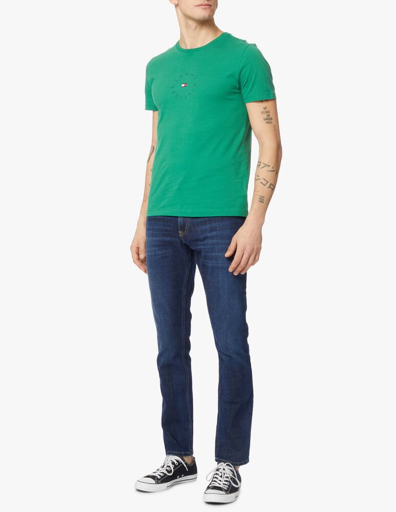 Tommy Hilfiger Roundneck t-shirt round logo - green - picture 2 Tommy Hilfiger Roundneck t-shirt round logo - green - picture 2