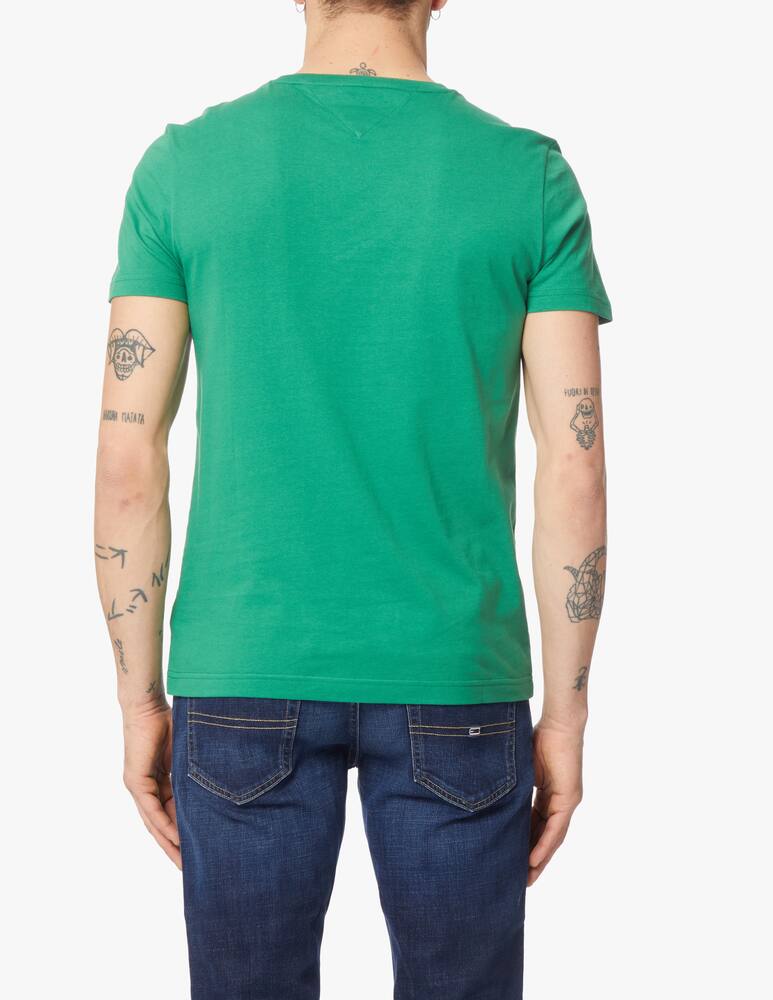 rinascente Tommy Hilfiger Roundneck t-shirt round logo - green