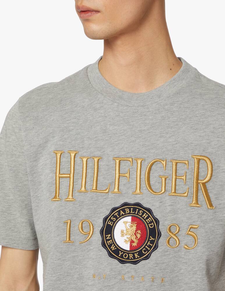 rinascente Tommy Hilfiger Maglietta girocollo icon - grigio