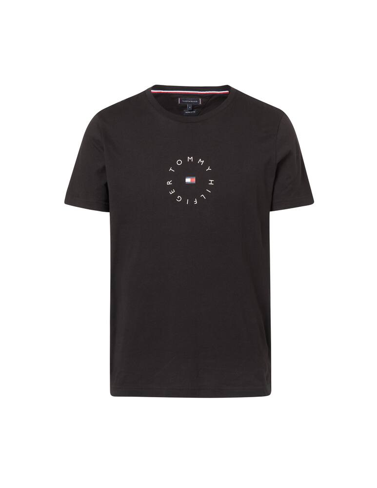 rinascente Tommy Hilfiger Roundneck t-shirt round logo - black