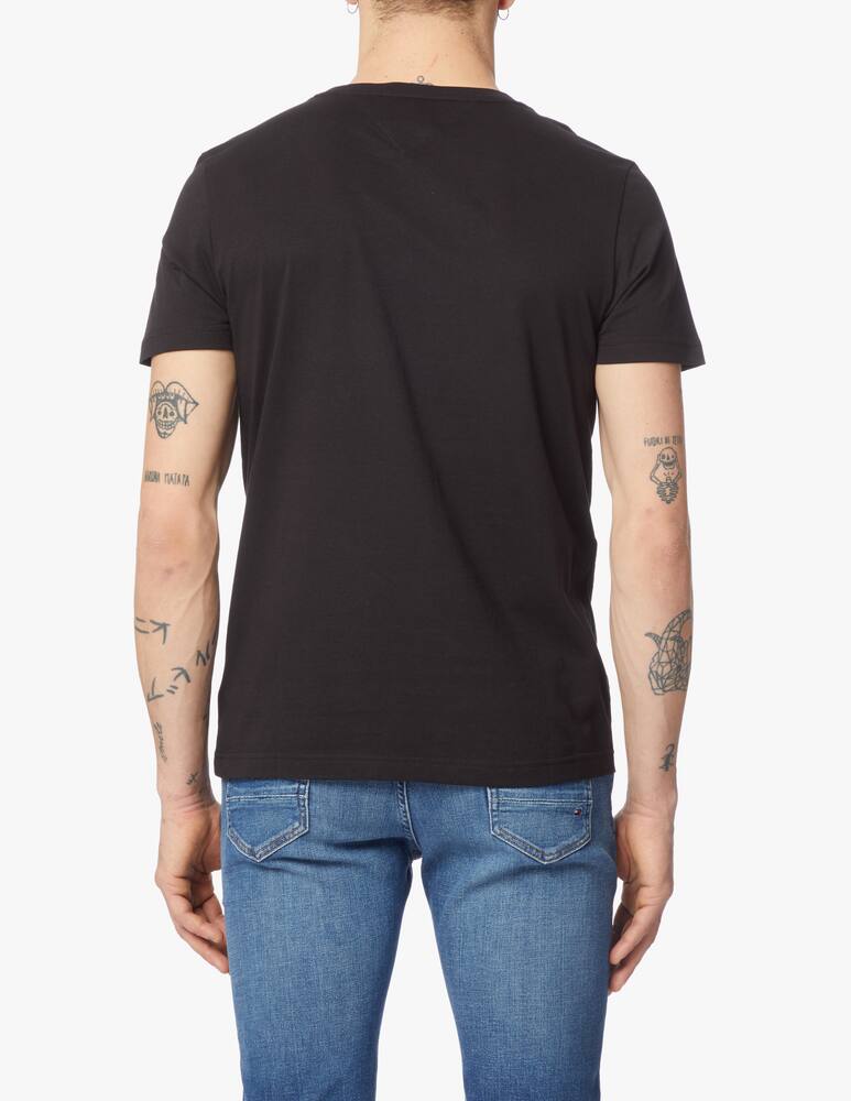 Tommy Hilfiger Maglietta girocollo logo rotondo - nero - immagine 3 Tommy Hilfiger Maglietta girocollo logo rotondo - nero - immagine 3
