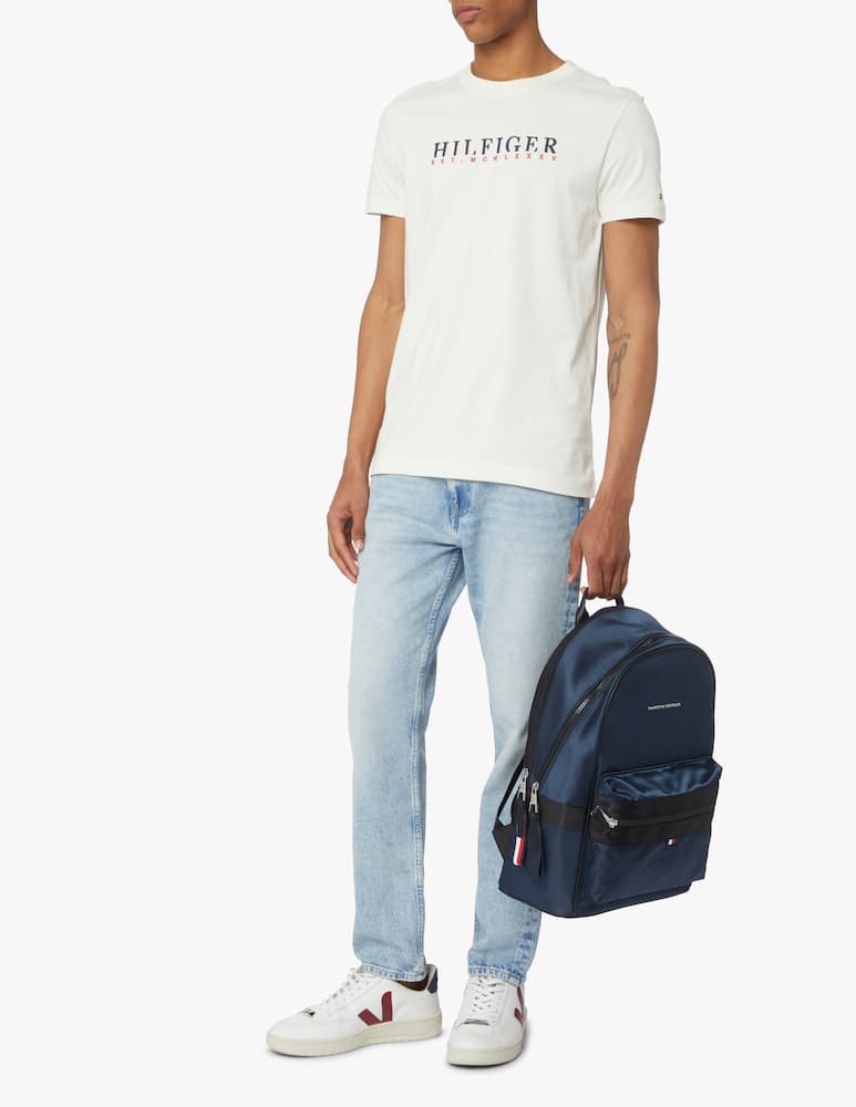 rinascente Tommy Hilfiger Roundneck t-shirt corporate logo - white