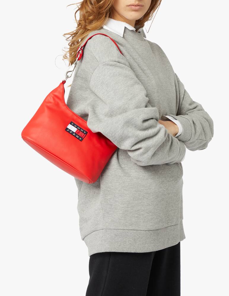 rinascente Tommy Jeans Borsa a spalla con logo - rosso