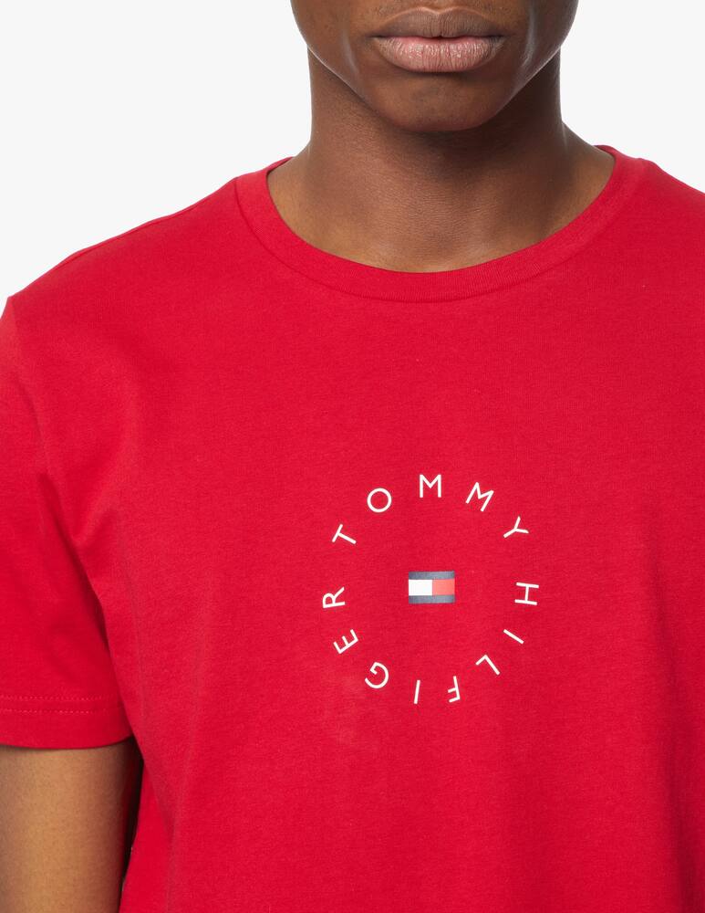 rinascente Tommy Hilfiger Roundneck t-shirt round logo - red