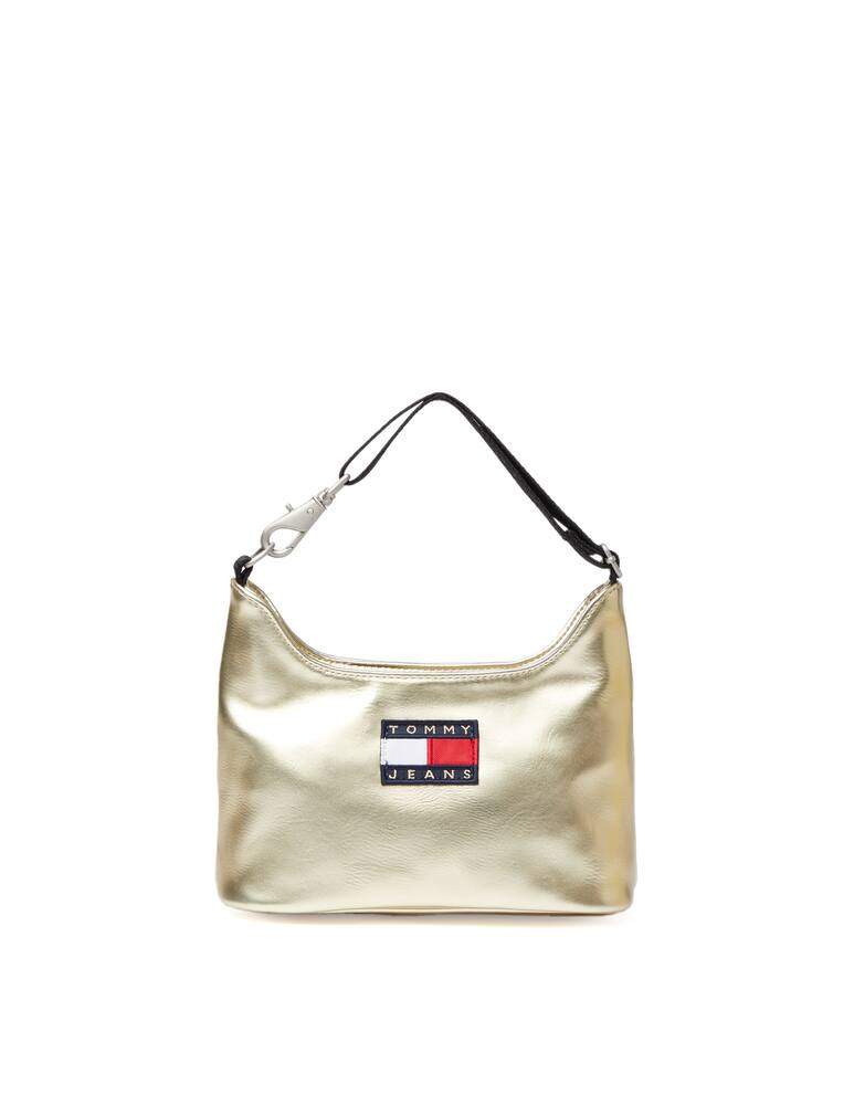 rinascente Tommy Jeans Borsa a spalla con logo - oro