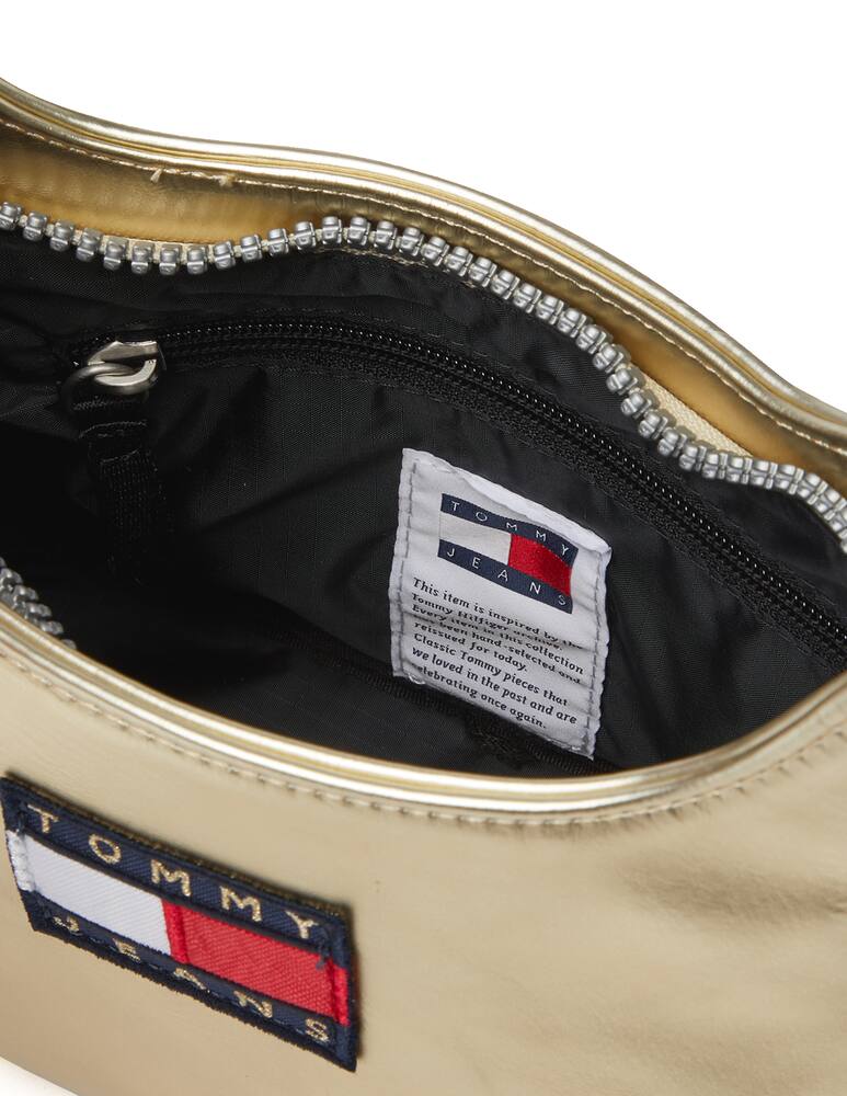 rinascente Tommy Jeans Borsa a spalla con logo - oro
