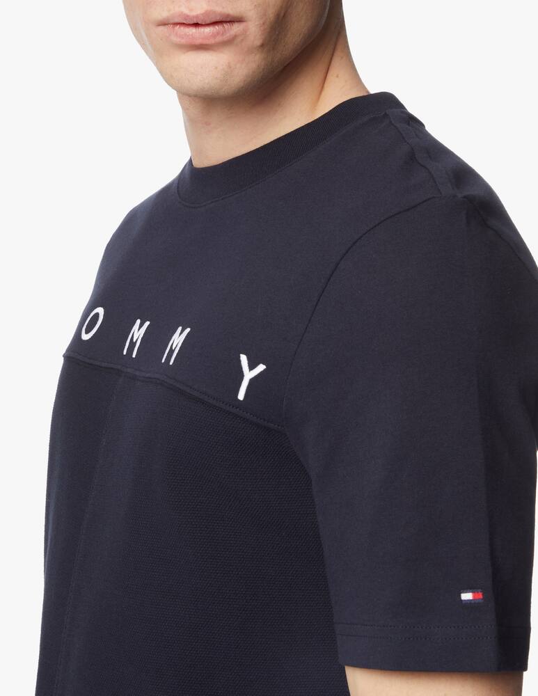 rinascente Tommy Hilfiger Roundneck t-shirt large flag - blue