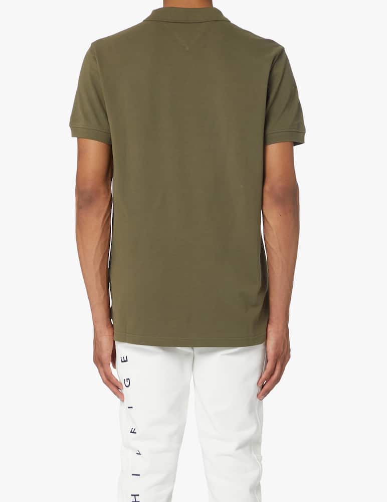 rinascente Tommy Hilfiger Short sleeve polo large flag - green