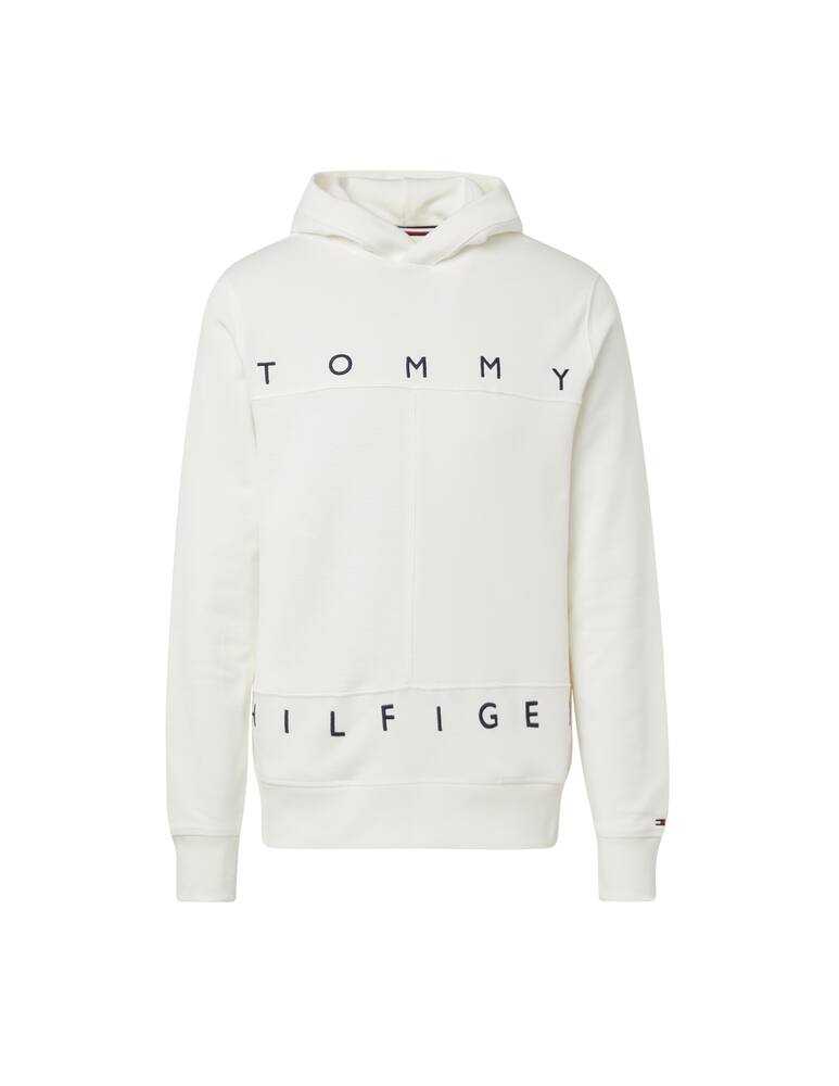 rinascente Tommy Hilfiger Felpa con cappuccio bandiera larga - bianco