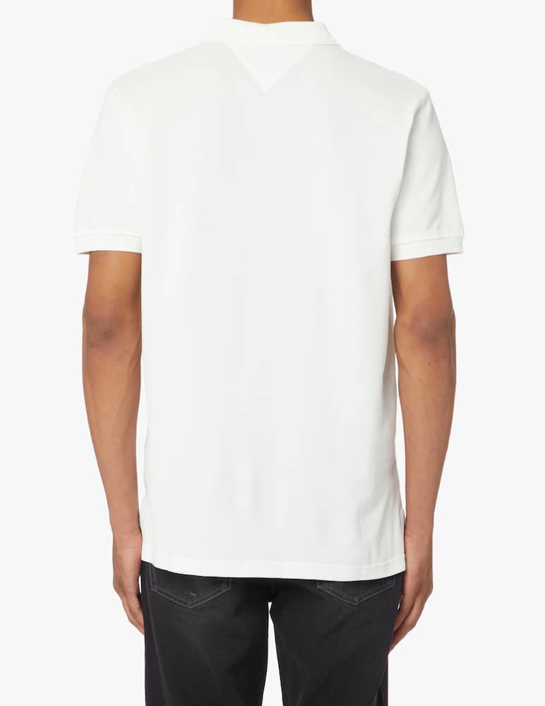 rinascente Tommy Hilfiger Short sleeve polo large flag - white