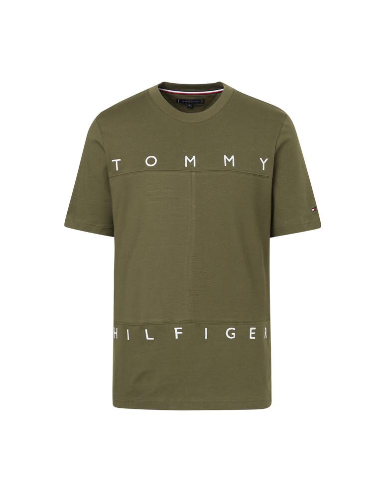 rinascente Tommy Hilfiger Roundneck t-shirt large flag - green