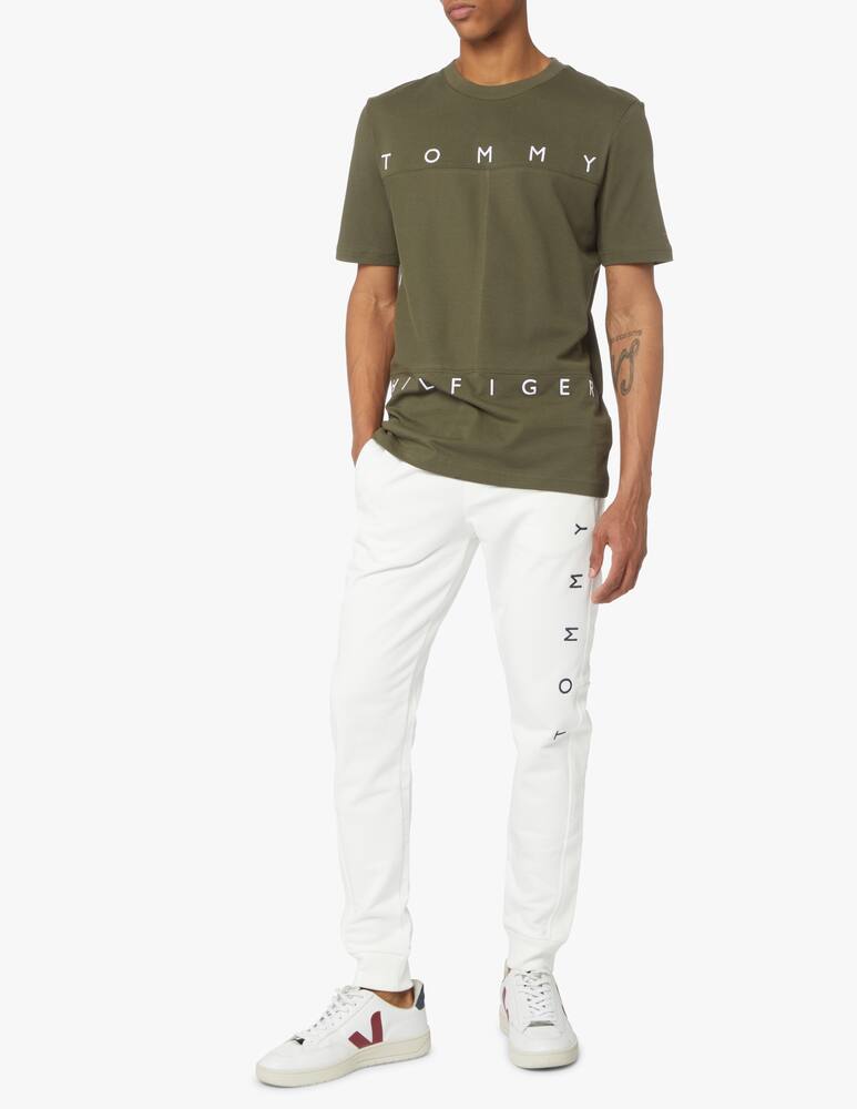 rinascente Tommy Hilfiger Roundneck t-shirt large flag - green