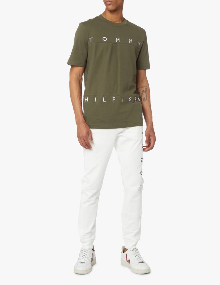 rinascente Tommy Hilfiger Roundneck t-shirt large flag - green