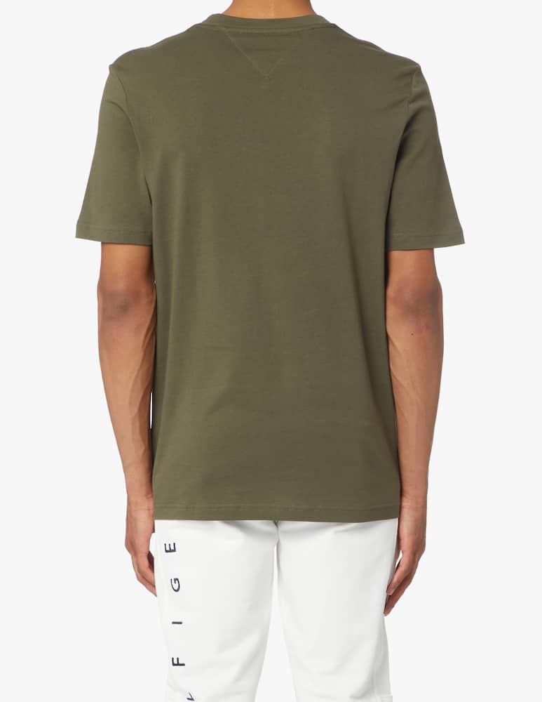 rinascente Tommy Hilfiger Roundneck t-shirt large flag - green