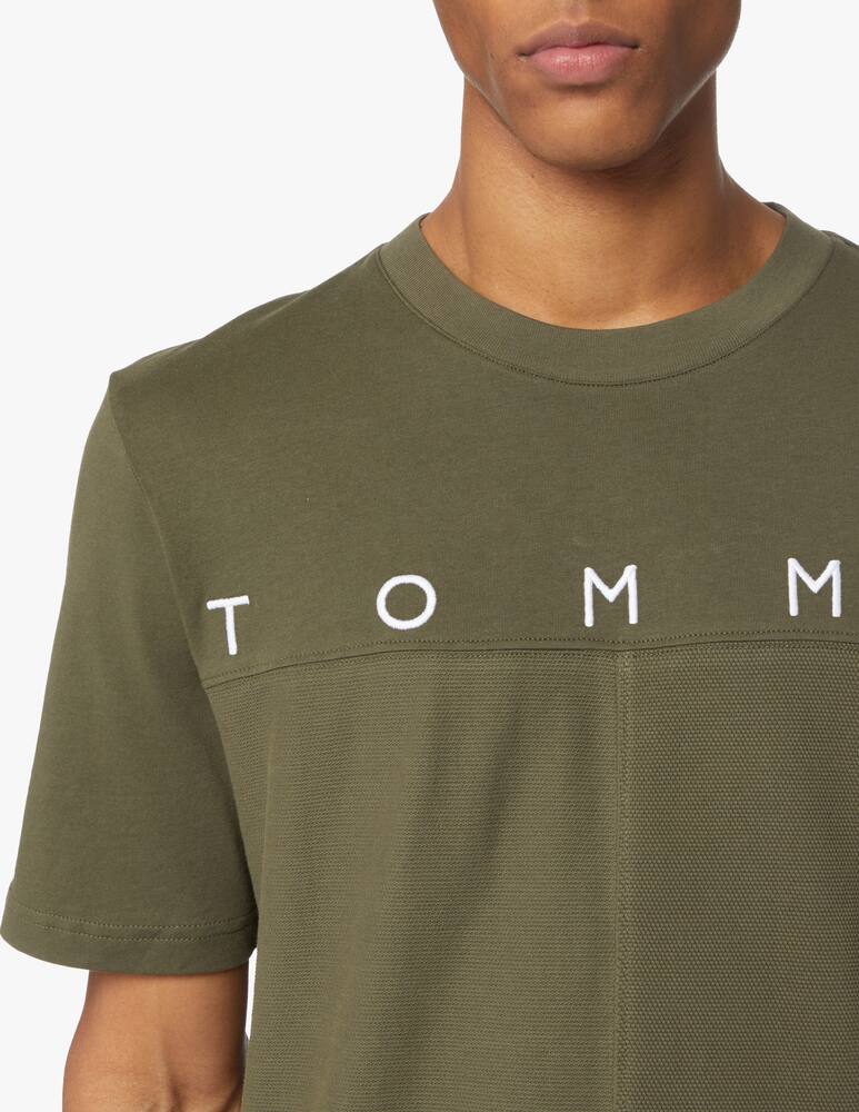 rinascente Tommy Hilfiger Roundneck t-shirt large flag - green