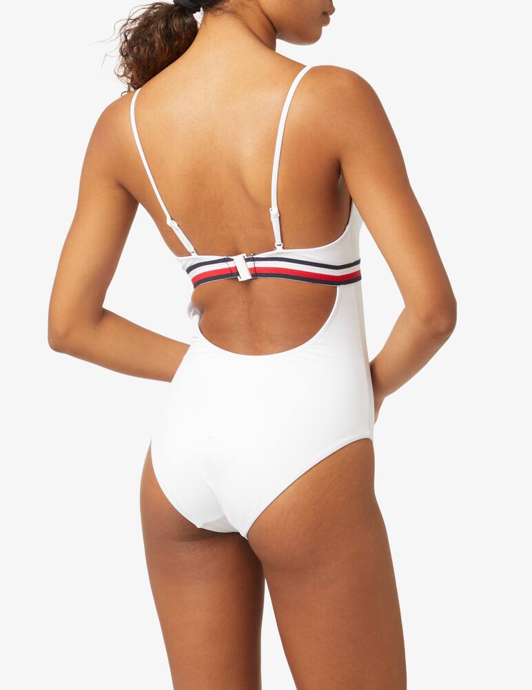 rinascente Tommy Hilfiger Costume intero a triangolo - Bianco