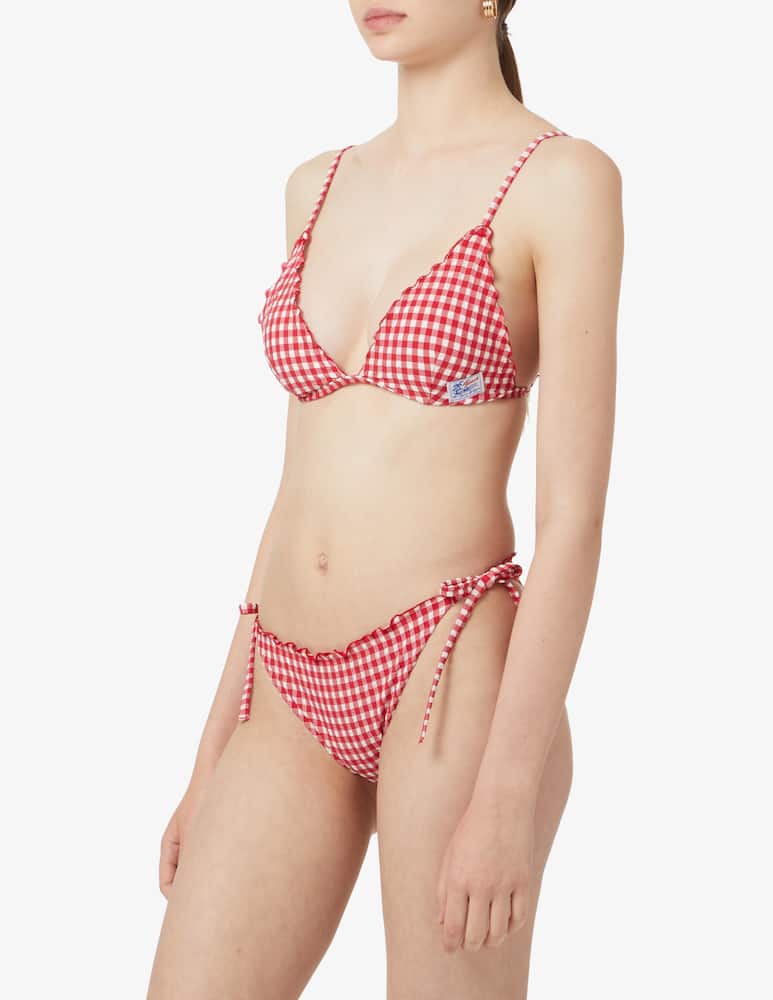 rinascente Tommy Hilfiger String side tie cheeky bikini - red