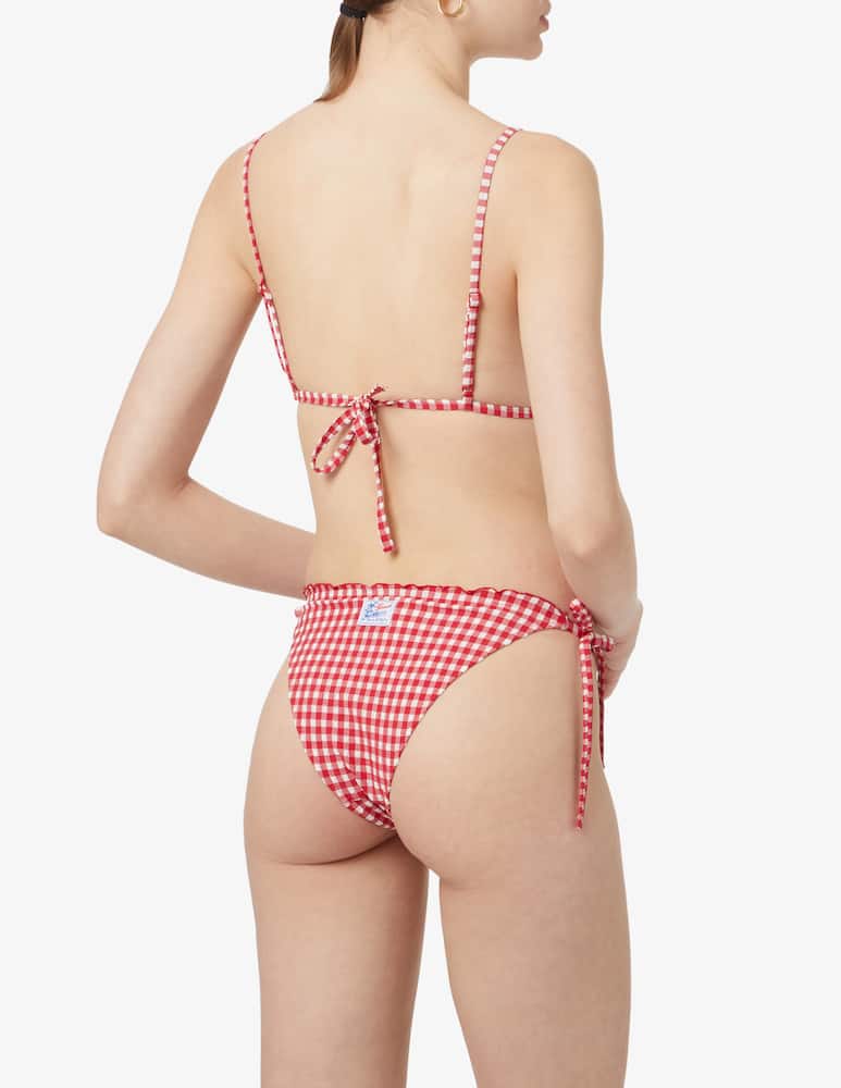 rinascente Tommy Hilfiger String side tie cheeky bikini - red