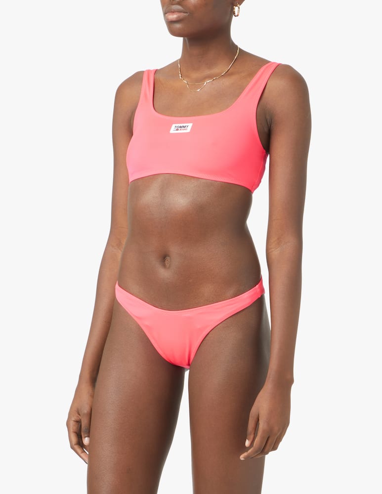 rinascente Tommy Hilfiger Slip bikini a gamba alta - rosa