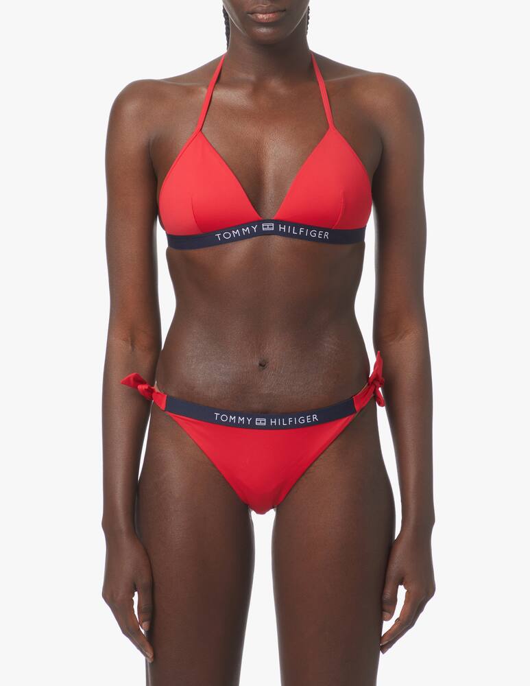 rinascente Tommy Hilfiger Slip bikini con lacci laterali - rosso