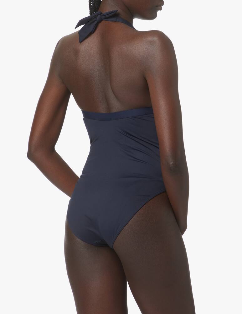 rinascente Tommy Hilfiger Halter one piece bikini - black