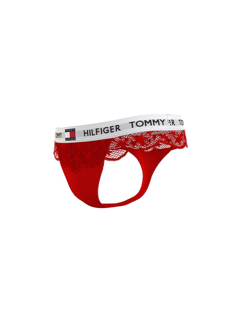rinascente Tommy Hilfiger High waist bikini - red