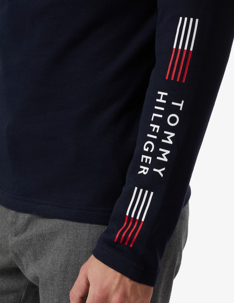 rinascente Tommy Hilfiger Half zip sweater - blue