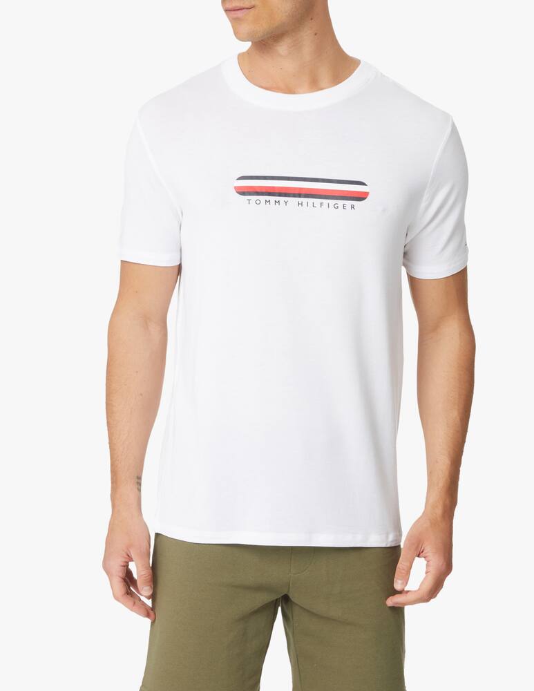 rinascente Tommy Hilfiger Printed short sleeve t-shirt - white