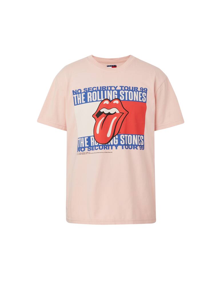 Tommy Jeans Maglietta girocollo rolling stones - immagine 1 Tommy Jeans Maglietta girocollo rolling stones - immagine 1