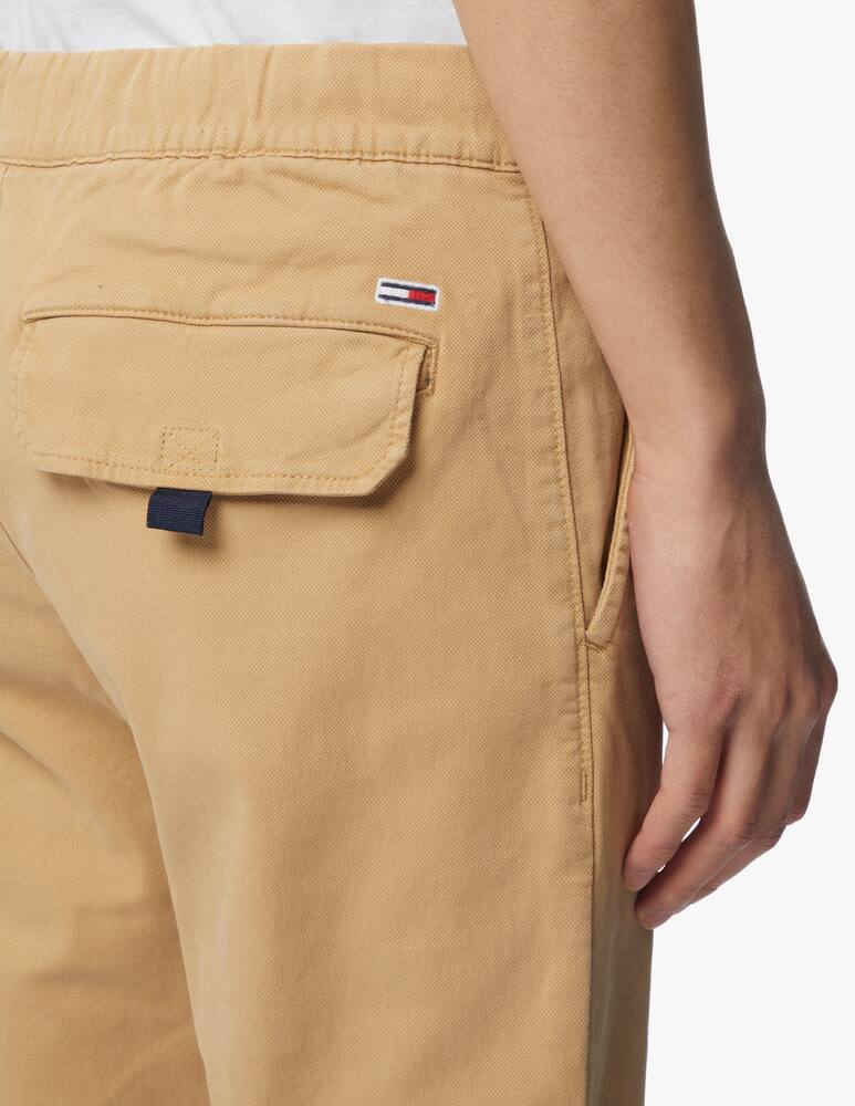 rinascente Tommy Jeans Jogger scanton dobby cuffed pant - olive