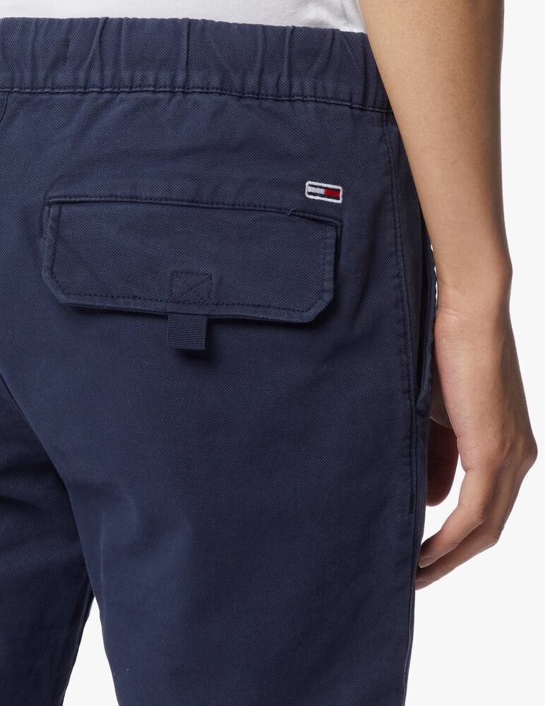 rinascente Tommy Jeans Pantalone jogger scanton dobby cuffed - blu