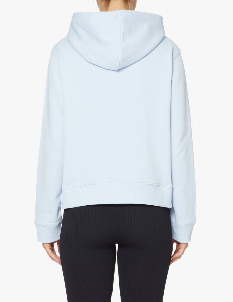 Tommy Hilfiger Cotton sweatshirt with metallic logo - light blue - picture 3 Tommy Hilfiger Cotton sweatshirt with metallic logo - light blue - picture 3