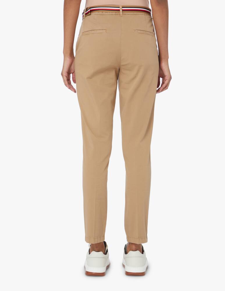 rinascente Tommy Hilfiger Tenchel cigarette trousers - beige
