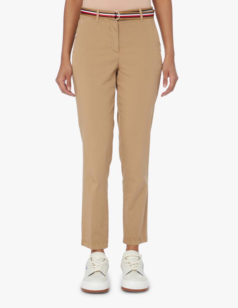 rinascente Tommy Hilfiger Tenchel cigarette trousers - beige
