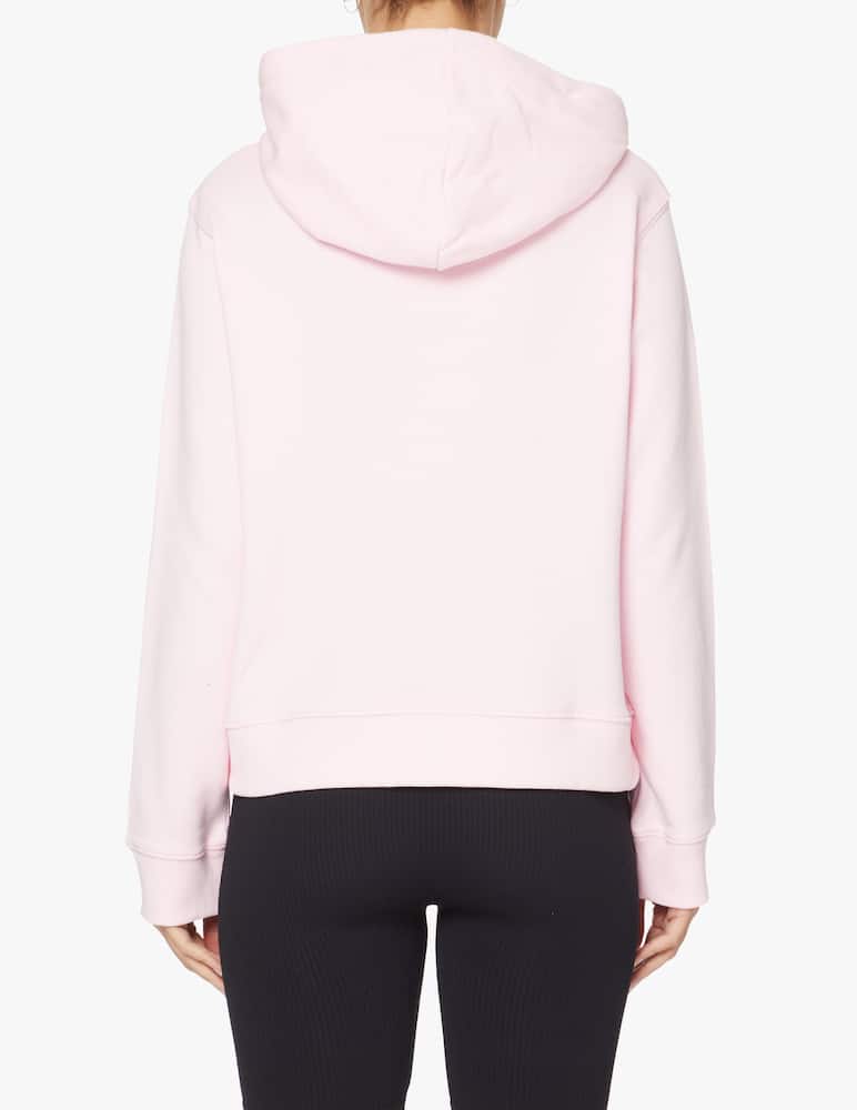 rinascente Tommy Hilfiger Cotton sweatshirt with metallic logo - pink