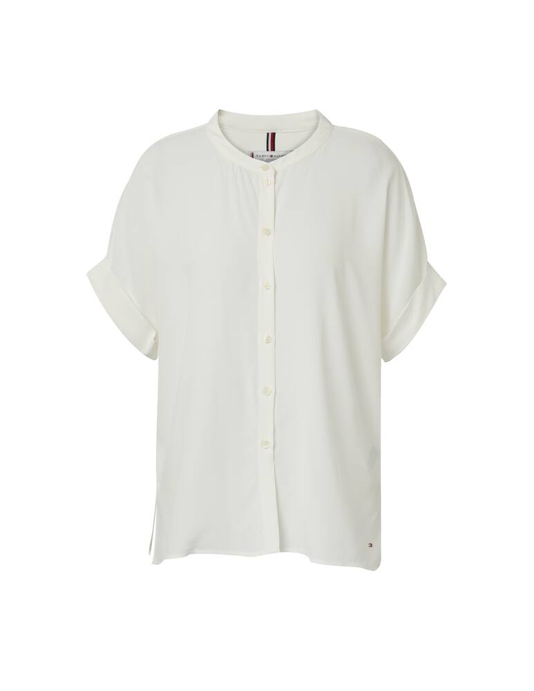 rinascente Tommy Hilfiger Camicia con collo alla coreana - bianco