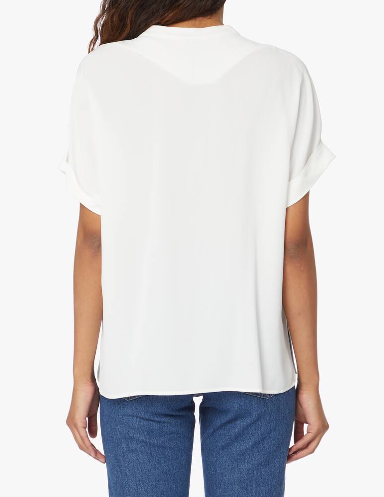 rinascente Tommy Hilfiger Camicia con collo alla coreana - bianco